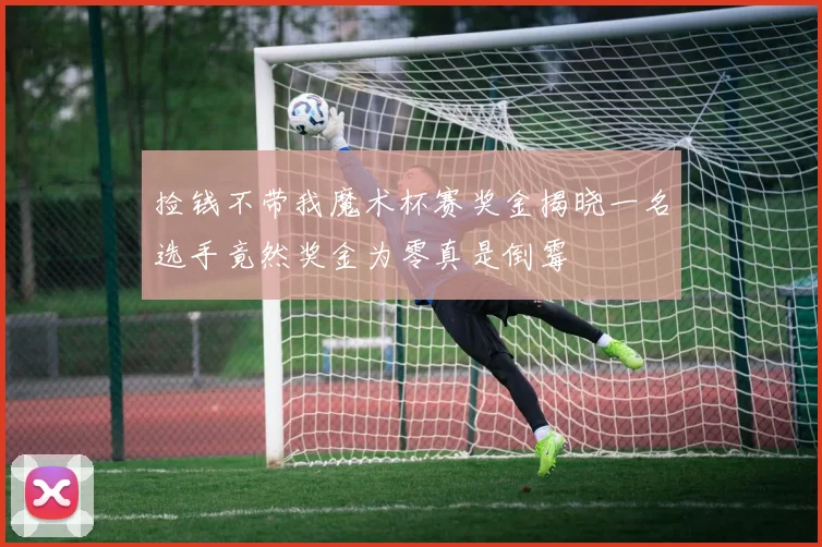捡钱不带我魔术杯赛奖金揭晓一名选手竟然奖金为零真是倒霉